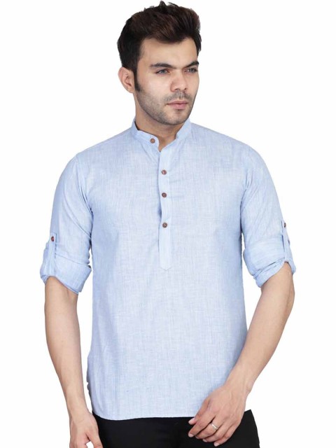 

TAHVO Men Blue Original Casual Shirt