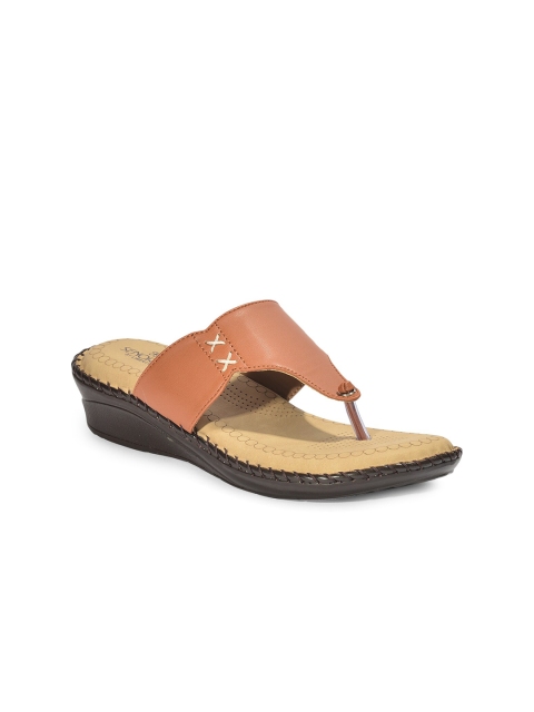 

Liberty Women Tan & Peach-Coloured Thong Flip-Flops