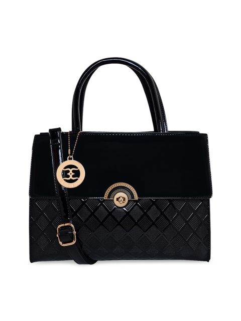 

ESBEDA Black PU Structured Handheld Bag with Quilted