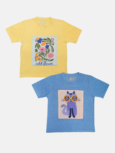 

GOJI Girls Assorted Printed Applique T-shirt
