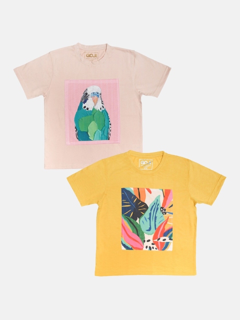 

GOJI Girls Assorted Printed Applique T-shirt