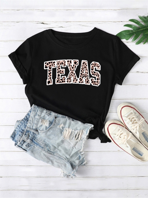 

URBANIC Women Black Printed Extended Sleeves T-shirt