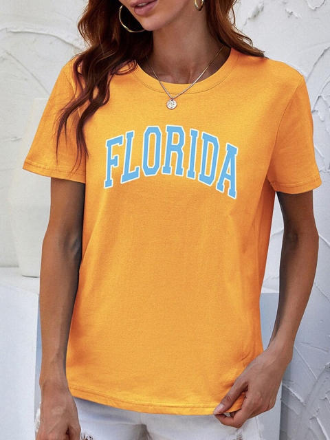 

URBANIC Women Yellow Polo Collar T-shirt