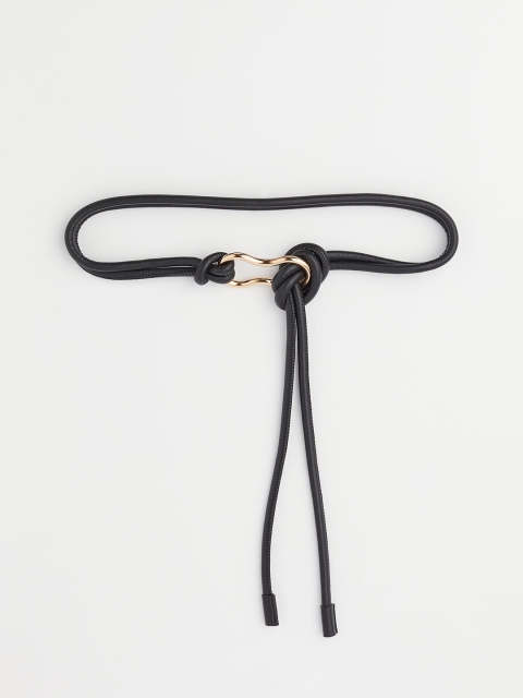 

H&M Women Black & Gold-Toned Waist Belt