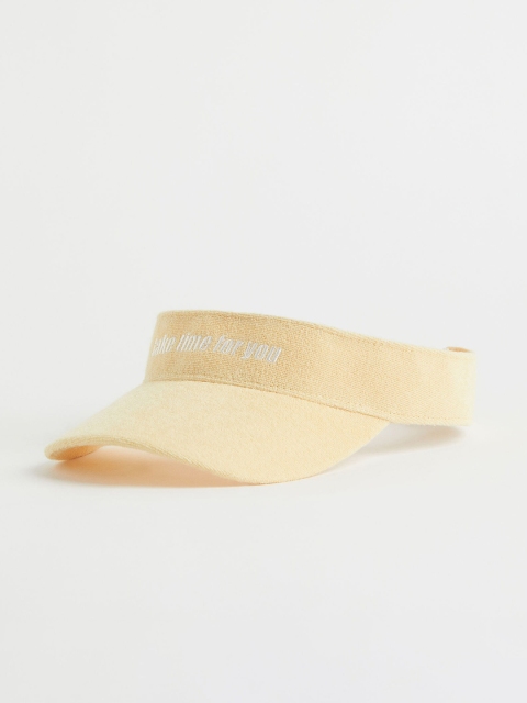 

H&M Yellow Terry Sun Visor