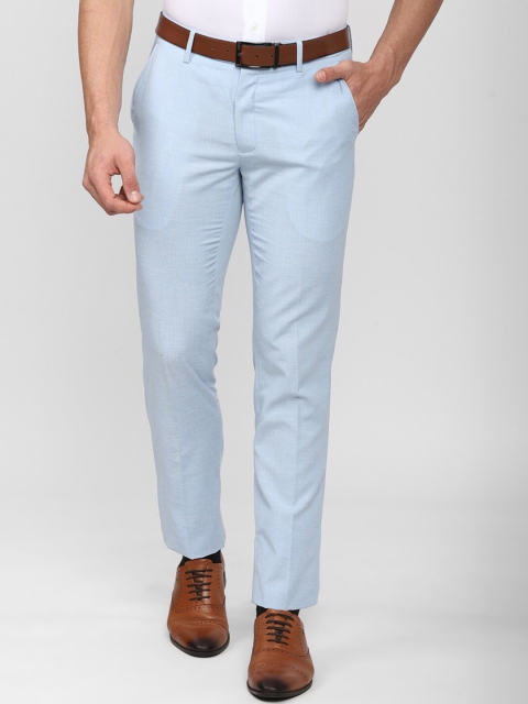 

Peter England Men Blue Slim Fit Trousers