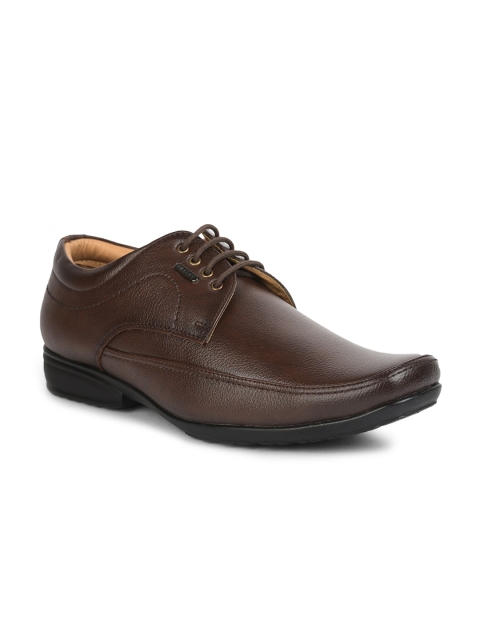 

Liberty Men Brown Solid Leather Formal Derbys