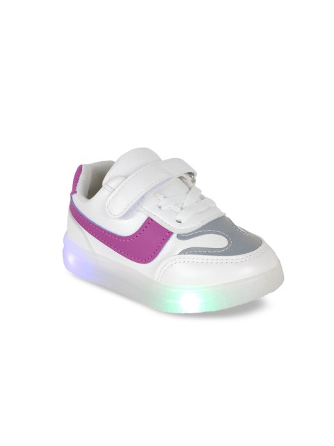 

Hopscotch Unisex Kids Purple Slip-On Sneakers