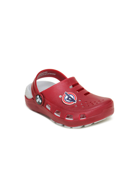 

Hopscotch Boys Red Printed Monks