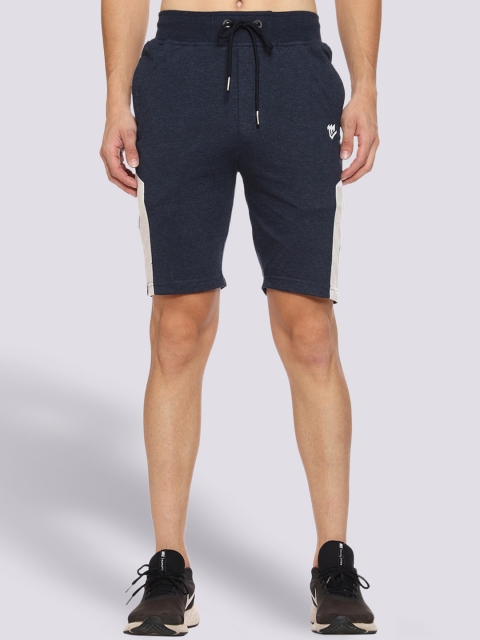 

Mark Leute Men Blue Solid Sports Shorts