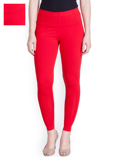 

LYRA Red Pack of 2 Ankle-Length Leggings
