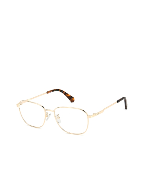 

Polaroid Men Clear Lens & Gold-Toned Square Sunglasses