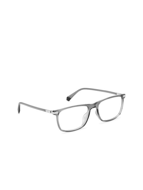 

Polaroid Men Clear Lens & Gunmetal-Toned Square Sunglasses, Grey