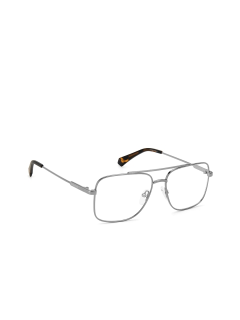 

Polaroid Men Clear Lens & Black Square Sunglasses