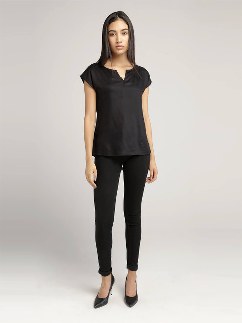 

IDK Black Monochrome Top