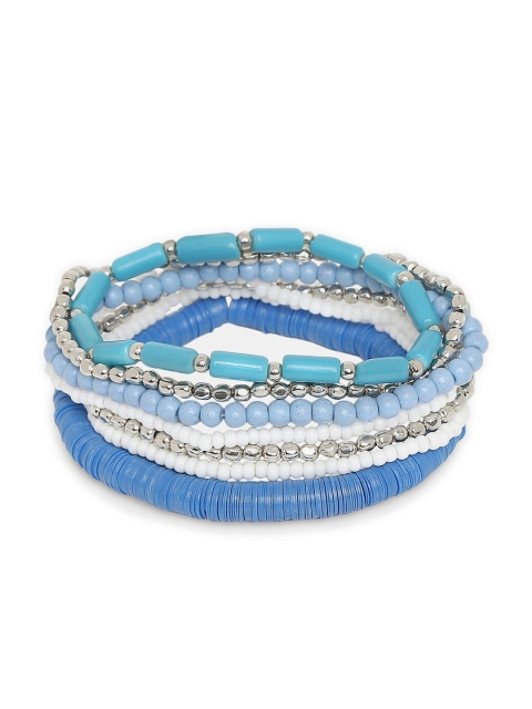 

20Dresses Women Blue Set Of 7 Beaded Bracelets