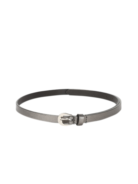 

Allen Solly Woman Women Grey Leather Belt