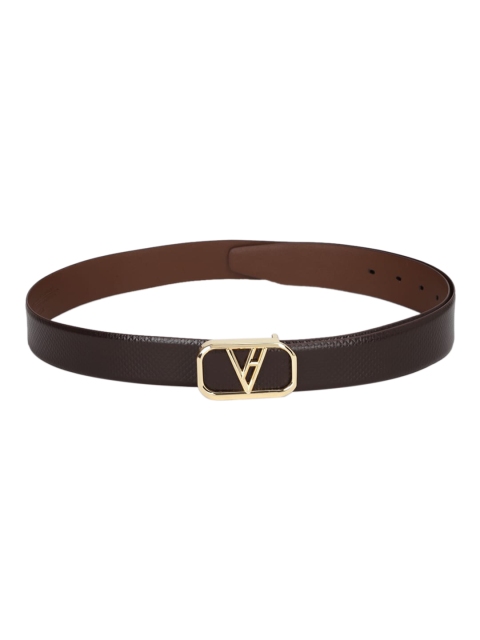 

Van Heusen Men Brown Leather Formal Belt