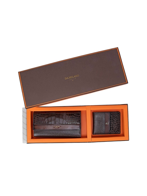 

Da Milano Unisex Brown Men & Women Wallets Gift Set