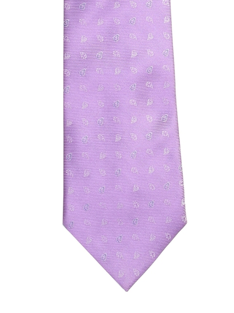 

Calvadoss Men Purple Woven Design Broad Tie