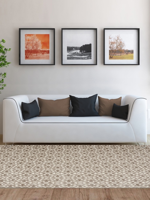

OBSESSIONS Brown & Beige Anti-Static Carpet