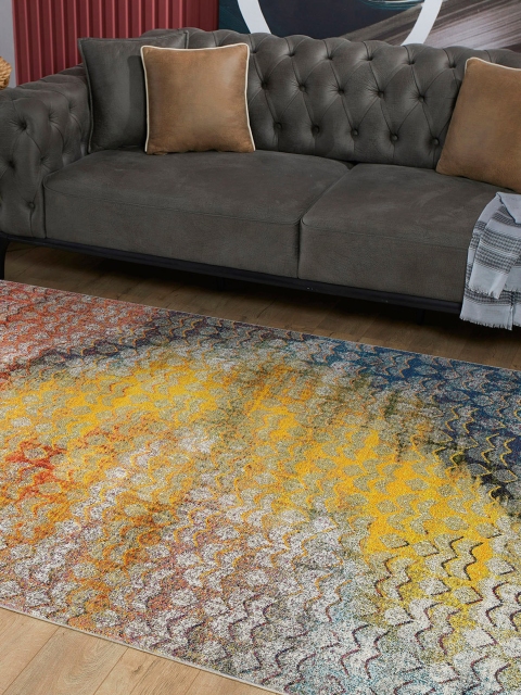 

OBSESSIONS Yellow Abstract Carpets