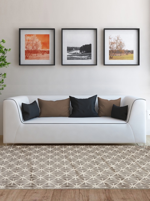 

OBSESSIONS Cream Geometric Carpet