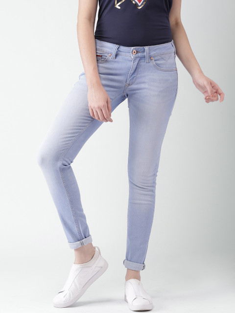 

Tommy Hilfiger Women Blue Skinny Fit Stretchable Jeans