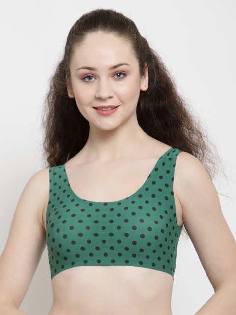 

Friskers Green Lightly Padded Bra OD-LA20-13-F