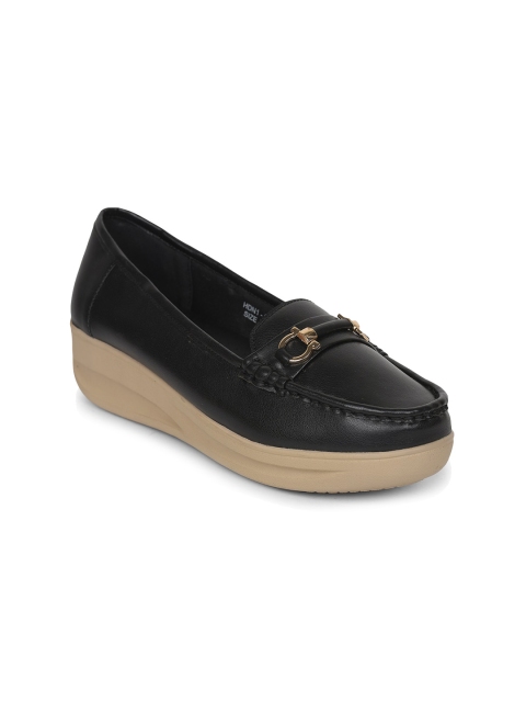 

Liberty Women Black Buckles Flats