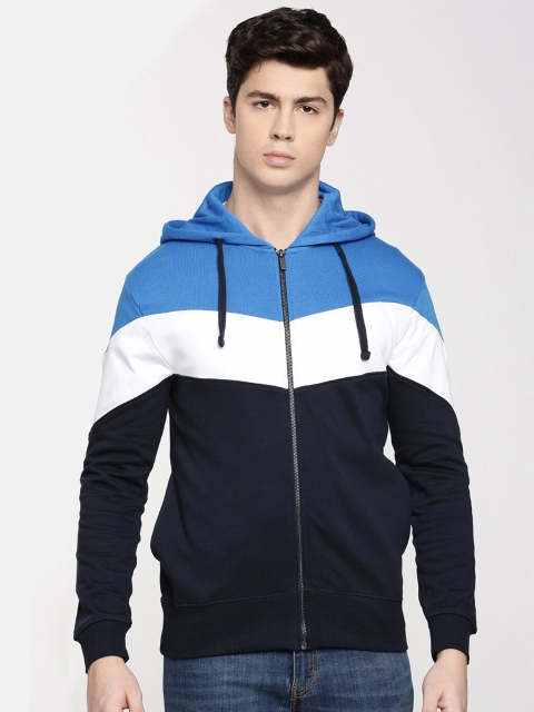 

Celio Men Blue Colourblocked Sweatshirt