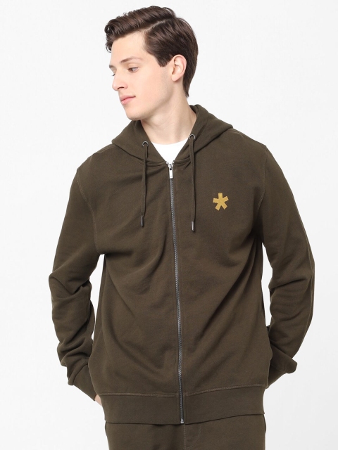 

Celio Men Green Hooded Sweatshirt