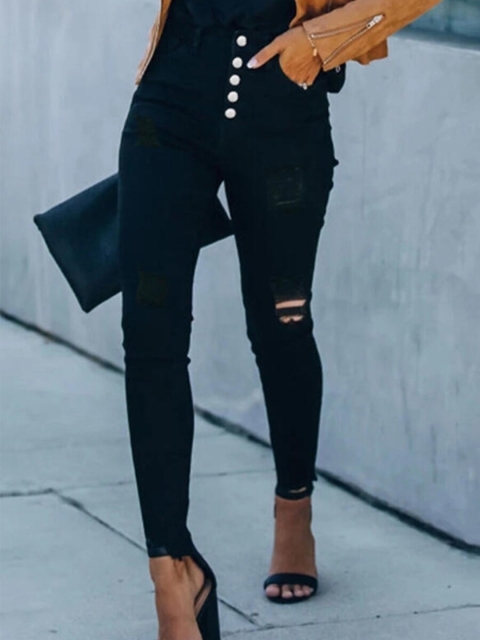 

URBANIC Women Black Jeans