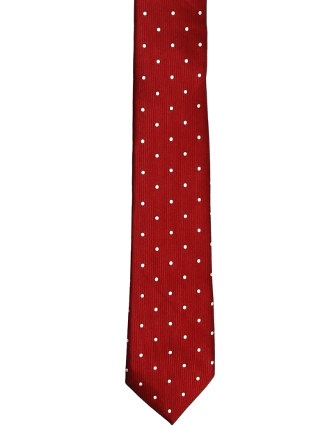 

Tossido Maroon Dotted Tie