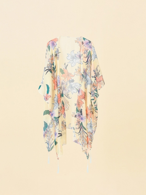 

URBANIC Women Yellow & Green Printed Cover Ups Swimwear