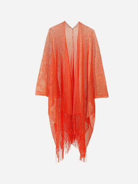 

URBANIC Women Rose Gold Solid Cover Ups Swimwear