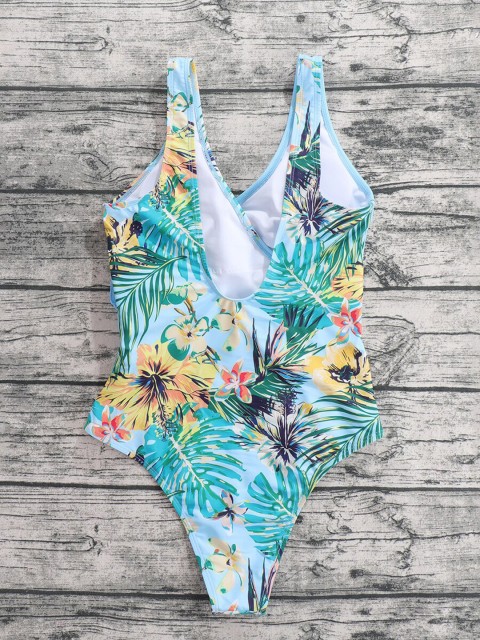 

URBANIC Women Blue Printed Lace Up Swimwear