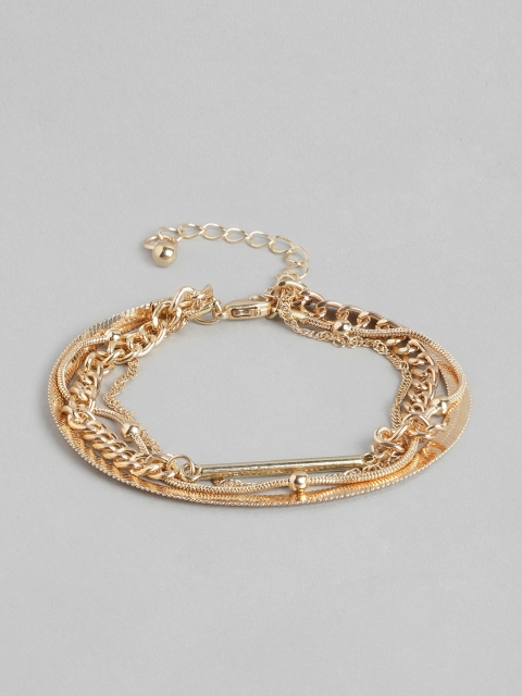 

Pipa Bella Women Gold-Toned Link Bracelet