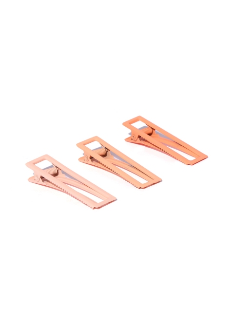 

Pipa Bella Women Orange Set of 3 Claw Clip