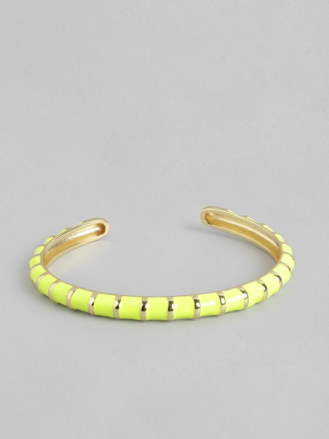 

Pipa Bella Women Yellow & Gold-Toned Cuff Bracelet