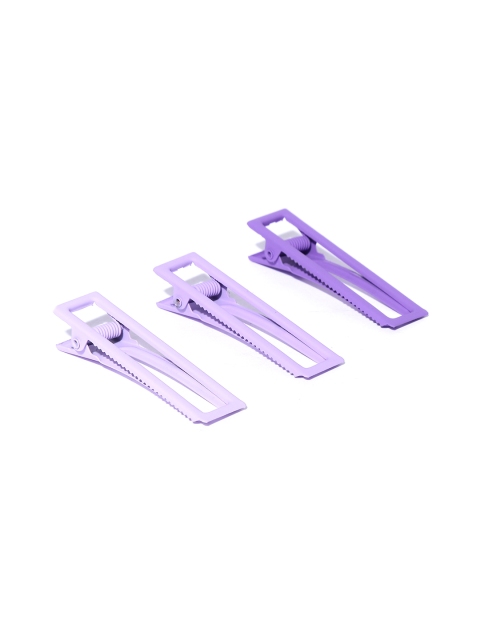 

Pipa Bella Women Purple Set of 3 Claw Clip