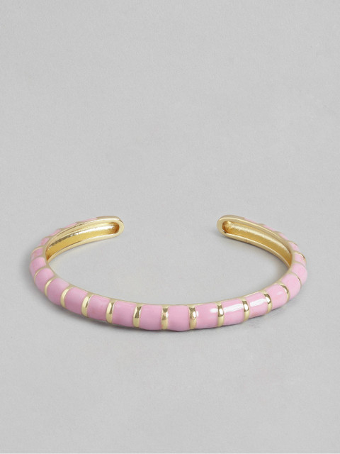 

Pipa Bella Women Pink & Gold-Toned Cuff Bracelet