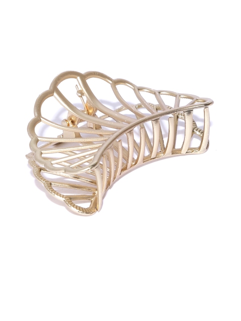 

Pipa Bella Women Gold-Toned Solid Claw Clip