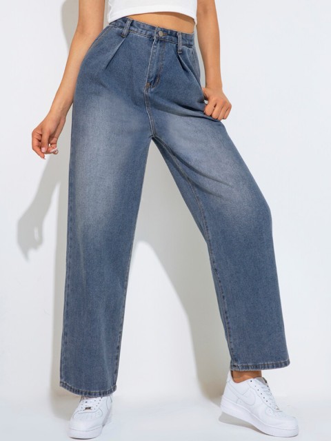 

URBANIC Women Blue Heavy Fade Jeans