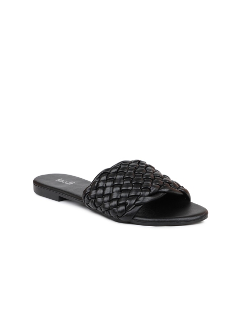 

Inc 5 Women Black Open Toe Flats