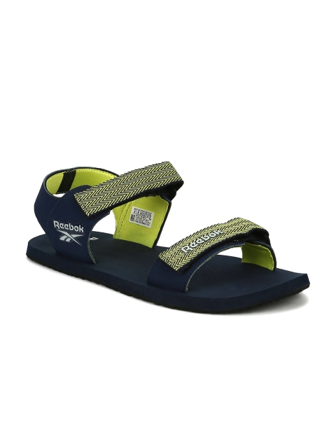 

Reebok Men Navy Blue Solid Sports Sandal