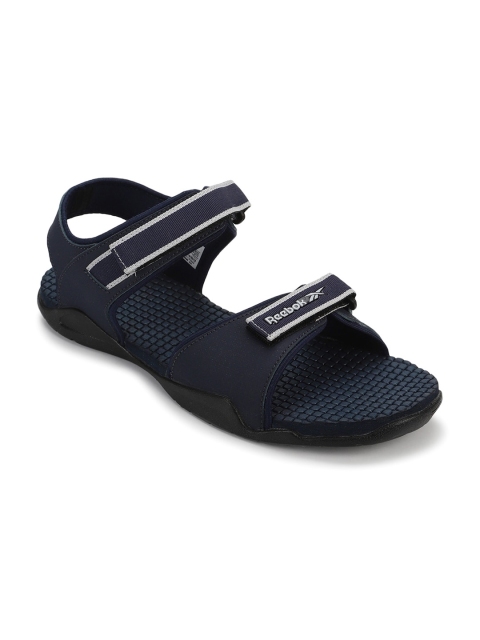 

Reebok Men Navy Blue Solid Sports Sandals