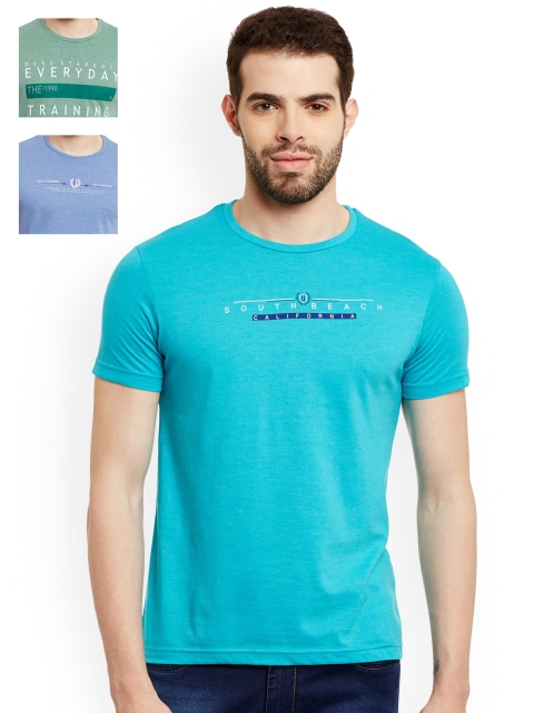 

Duke Multicoloured Pack of 3 Printed T-shirts, Green