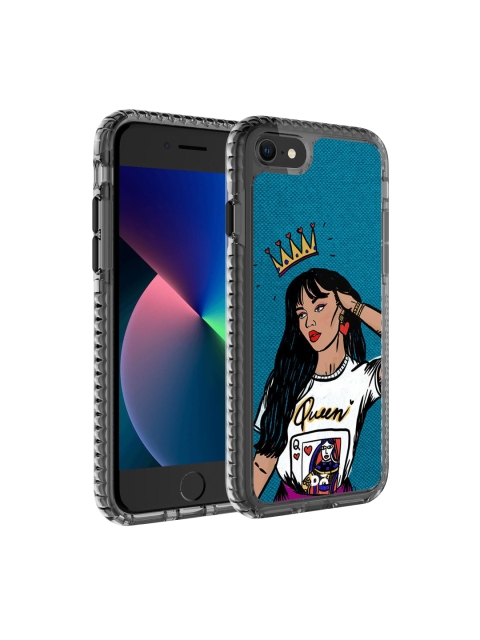 

DailyObjects Blue & White Stride Printed iPhone 7 Phone Case
