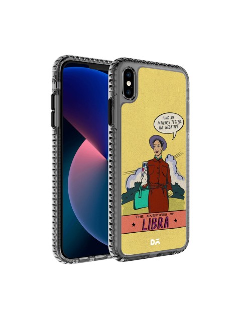 

DailyObjects Black & Yellow Libra Stride iPhone X Back Case